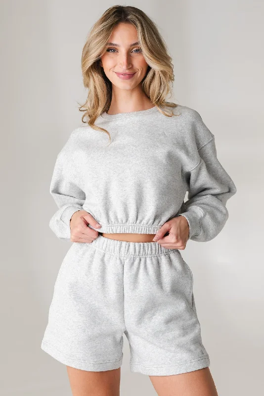 Vitality Cozy Crop Crew - Stone Marl