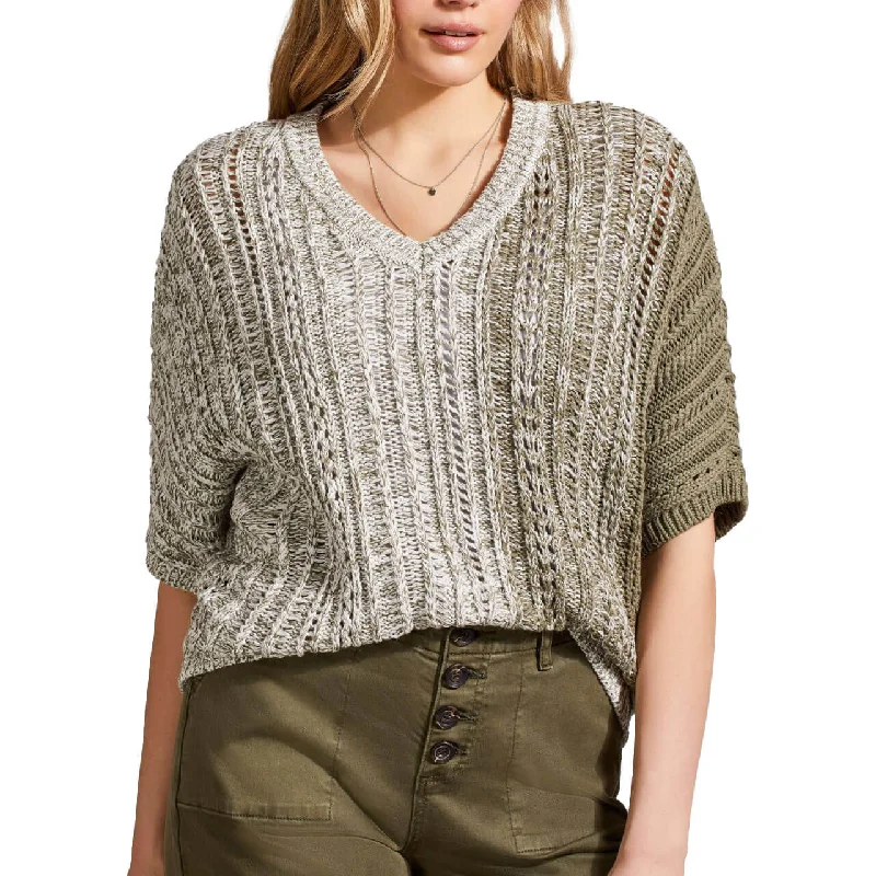 Tribal Dolman Elbow Sleeve Sweater - H.Aloe