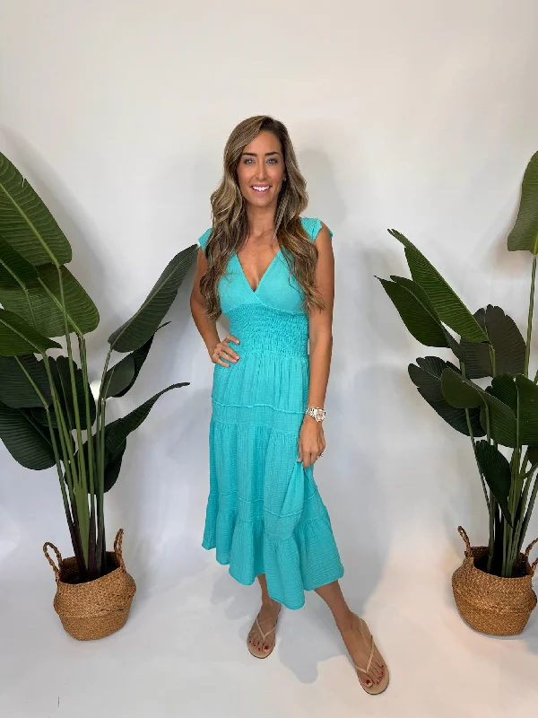 Felicite Smocked Maxi Dress