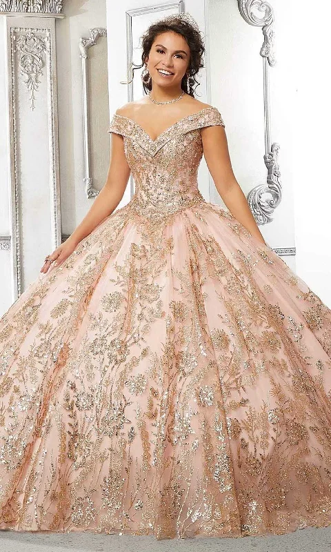 Vizcaya by Mori Lee - 89313 Off Shoulder Glittered Ballgown