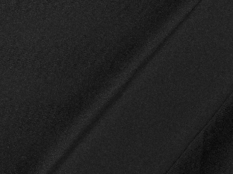 Black Plain Butter Crepe Fabric