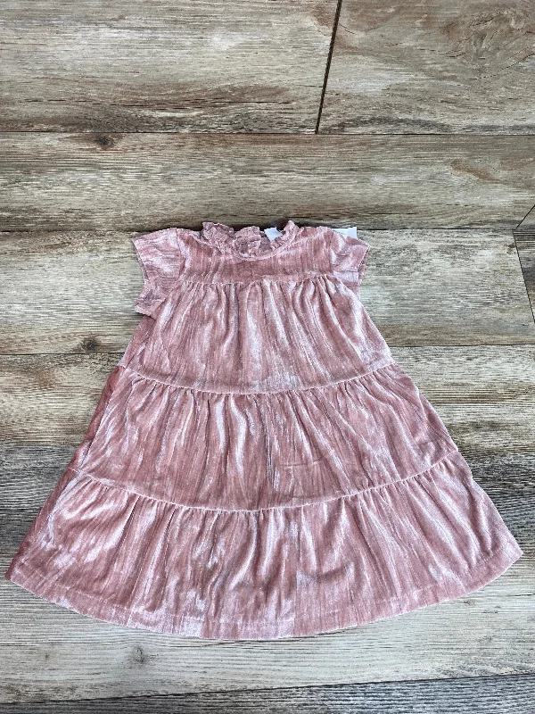 NEW Baby Gap Velvet Pink Standard Dress sz 3T