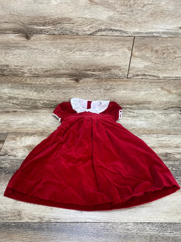 NEW Edgehill Collection Velvet A Line Dress Red sz 3T