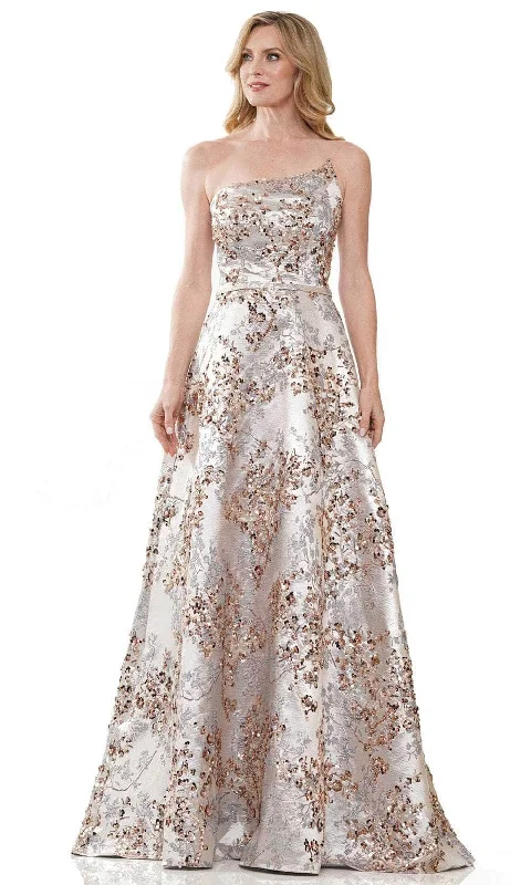 Rina Di Montella RD2913 - Strapless Beaded A-Line Dress