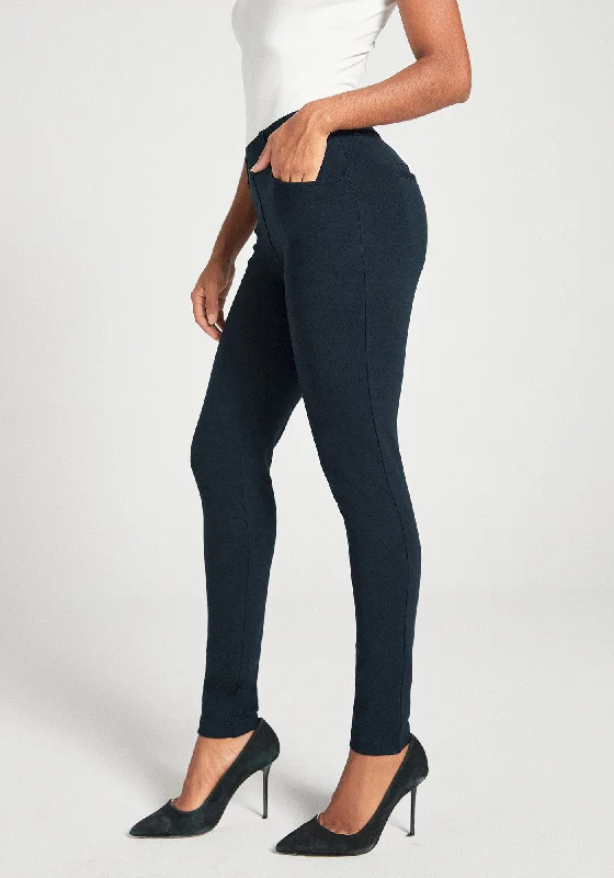 7-Pocket Dress Pant Yoga Pant | Skinny (Navy)