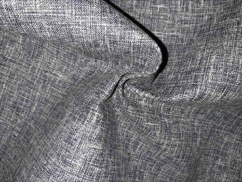 Black Textured Plain Cotton Fabric