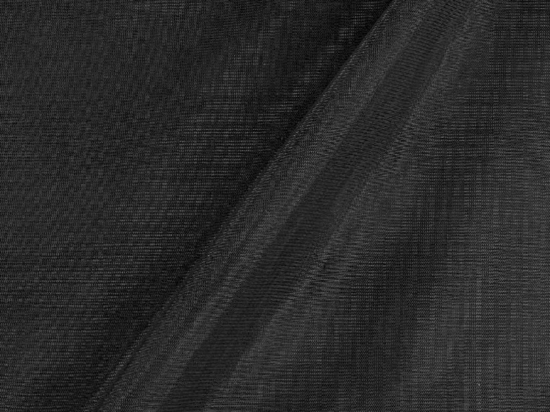 Black Plain Net Fabric