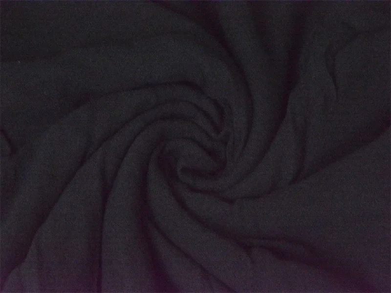 Black Plain Pure Cotton Fabric