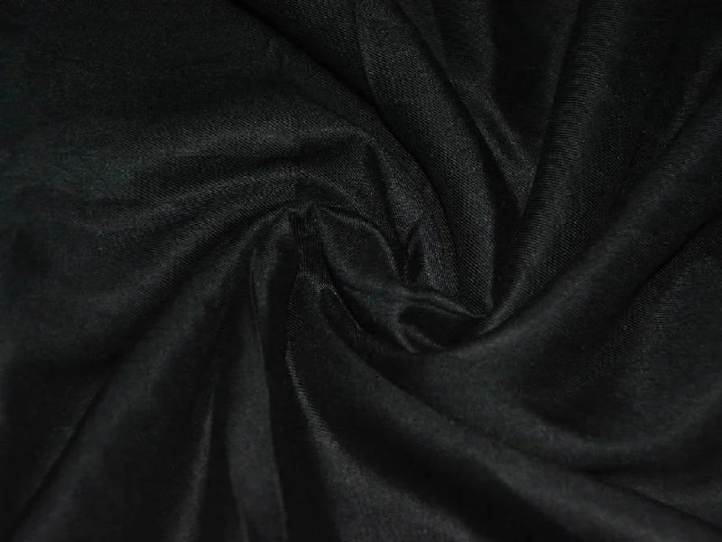 Black Plain Pure Rayon Fabric