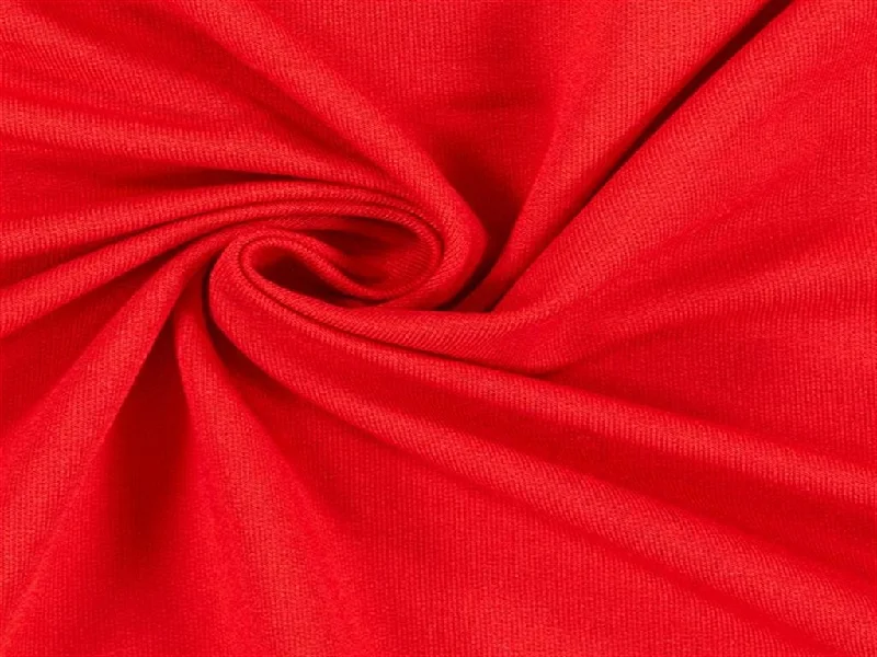 Bright Red Modal Cotton Fabric