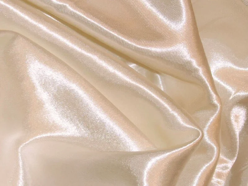 Champagne Golden Silky Plain Japan Satin Fabric