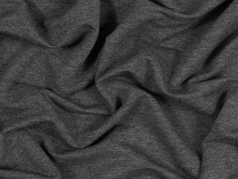 Charcoal Gray Modal Cotton Fabric