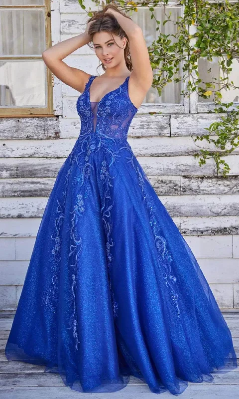 Colette By Daphne CL5261 - Sleeveless Beaded Prom Dress