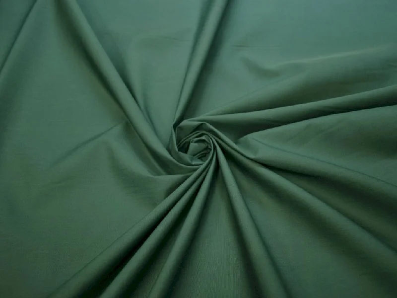 Dark Green Plain Soft Cotton Rayon Fabric