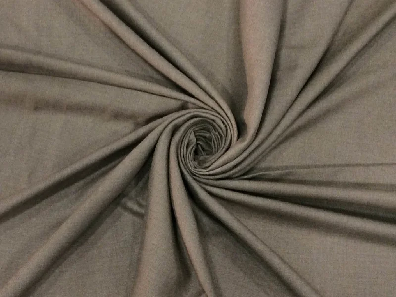 Dull Brown Plain Wool Fabric