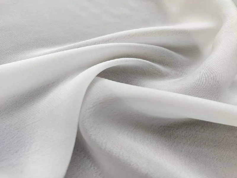 White Dyeable Natural Crepe Fabric