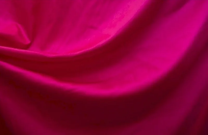 Fuchsia Pink Plain Crepe Satin Fabric