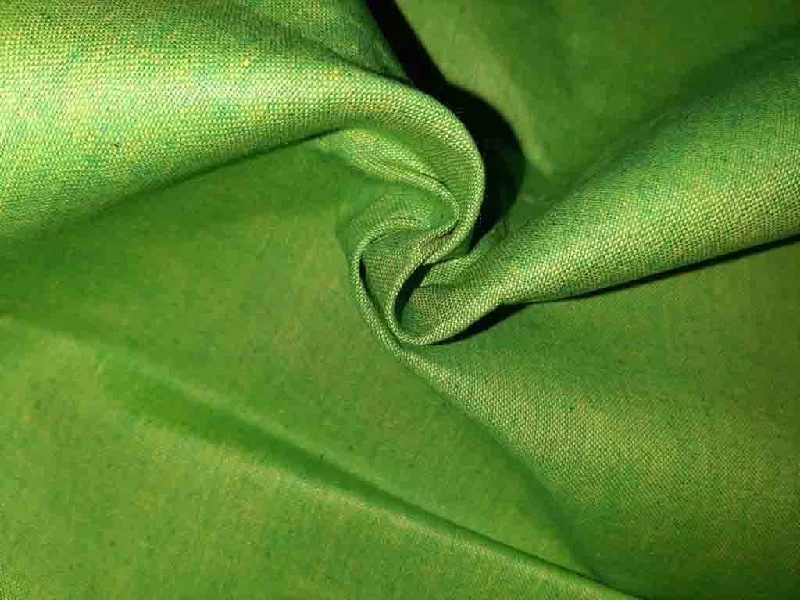 Green Plain Cotton Fabric