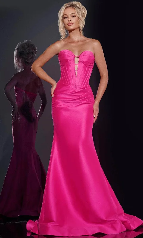 Jovani 43350 - Sweetheart Plunge Prom Dress