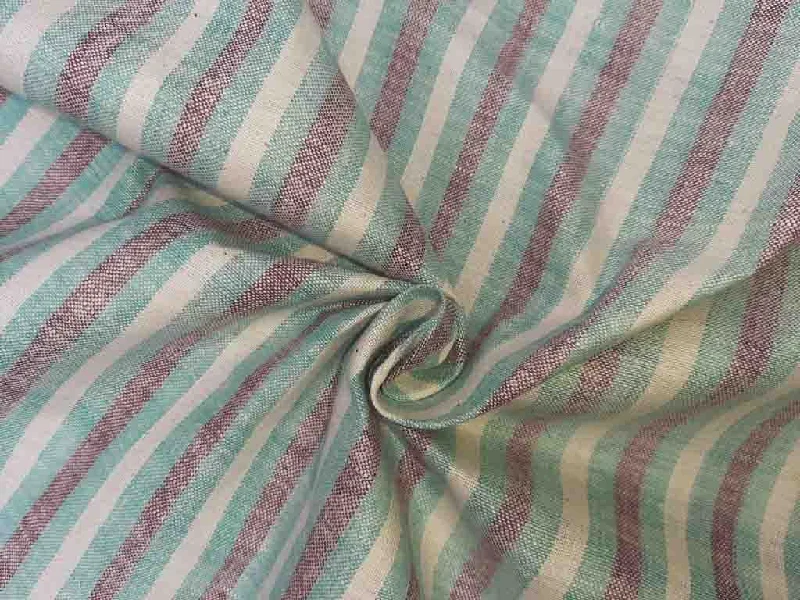 Multicolour Stripes Cotton WINTER FRIENDLY DT Fabric