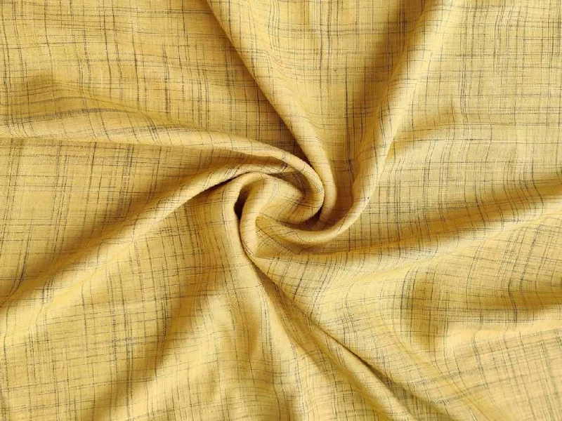 Mustard Plain Premium Quality Rayon Fabric