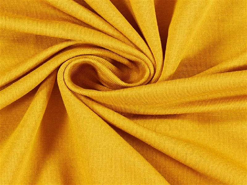 Mustard Yellow Modal Cotton Fabric