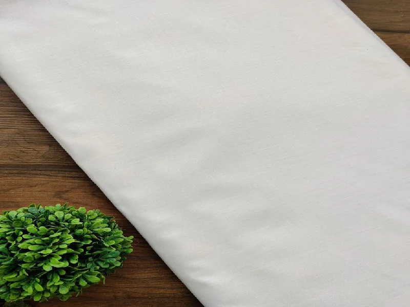 Off White Plain Premium Linen Fabric