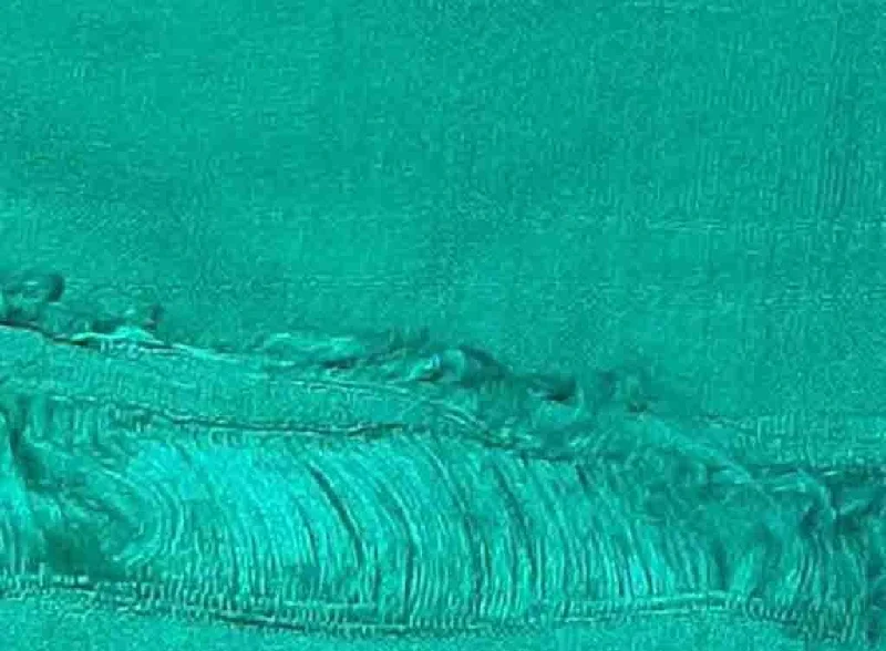 Deep Green Plain Handloom Silk Fabric