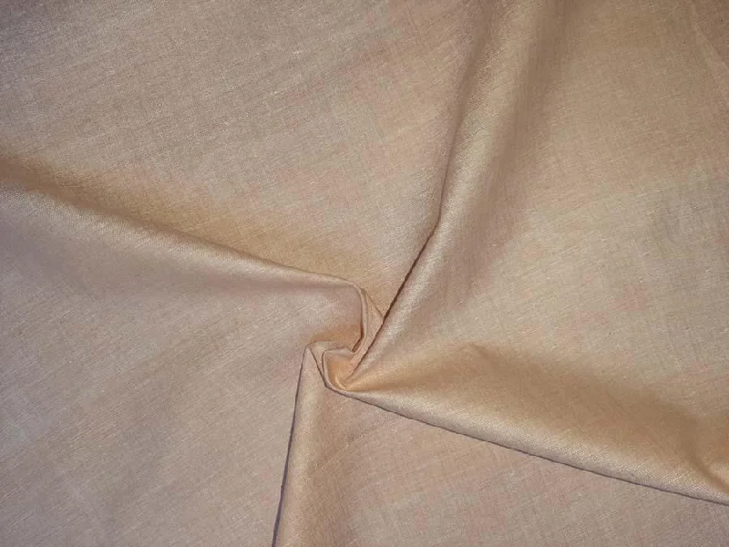 Peach Plain Cotton Fabric