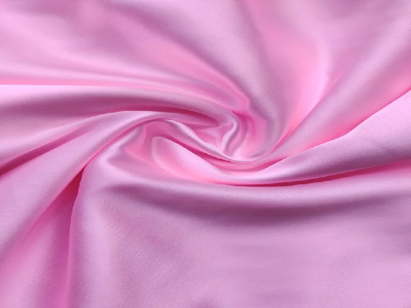 Pink Plain Japanese Satin Fabric