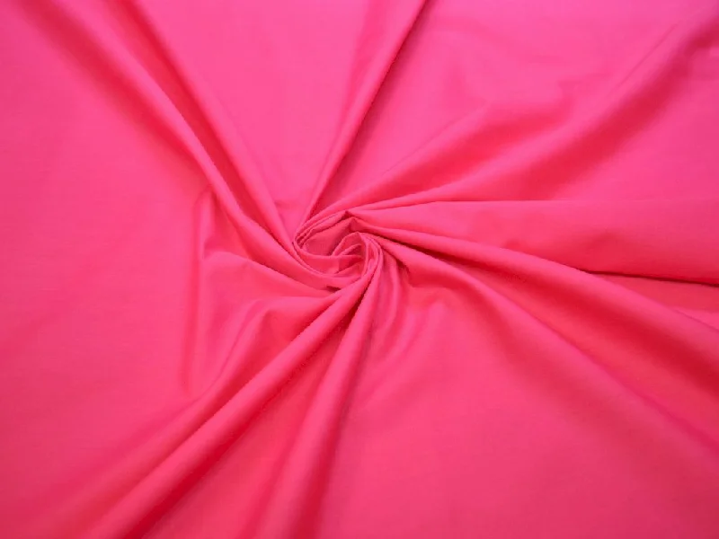 Pink Plain Soft Cotton Rayon Fabric