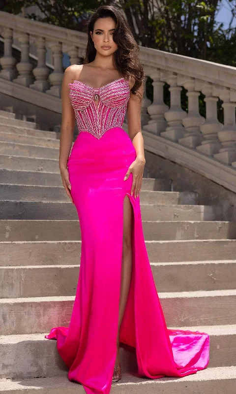 Portia and Scarlett PS25187 - Scoop Cutout Bodice Prom Dress