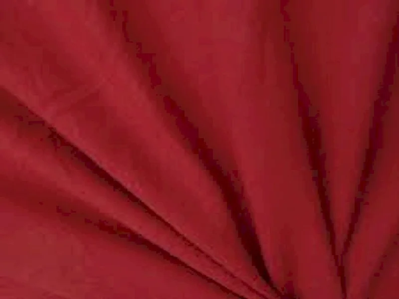 Red Plain Cotton Cambric Fabric