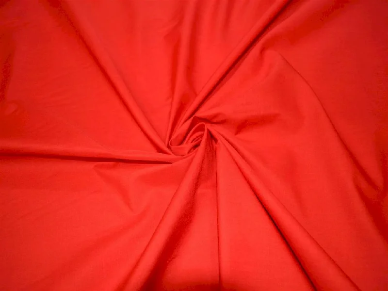 Red Plain Soft Cotton Rayon Fabric