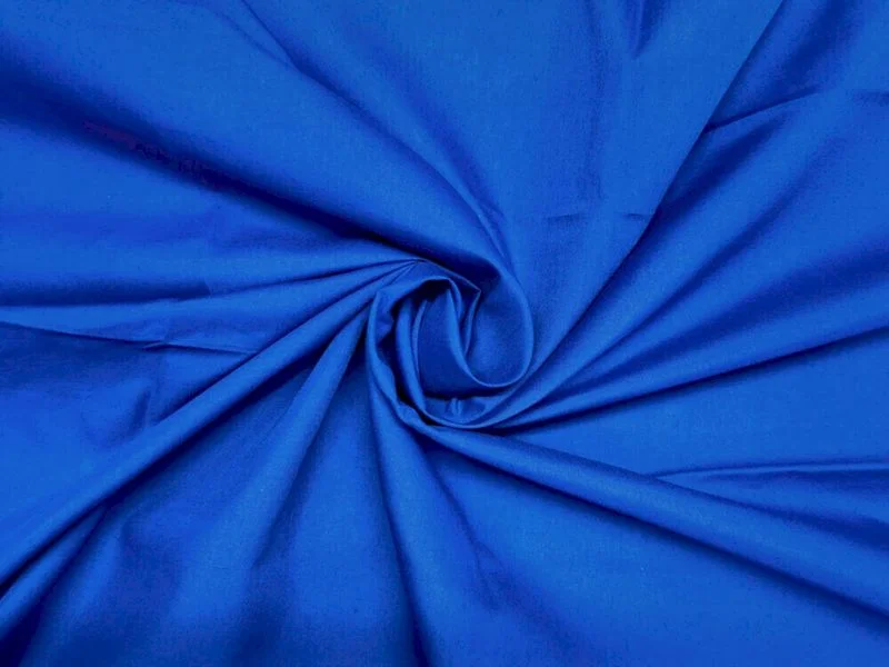 Royal Blue Plain Pure Cotton Poplin Fabric