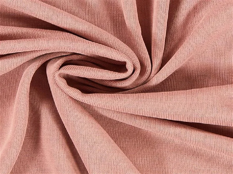 Rust Pink Modal Cotton Fabric