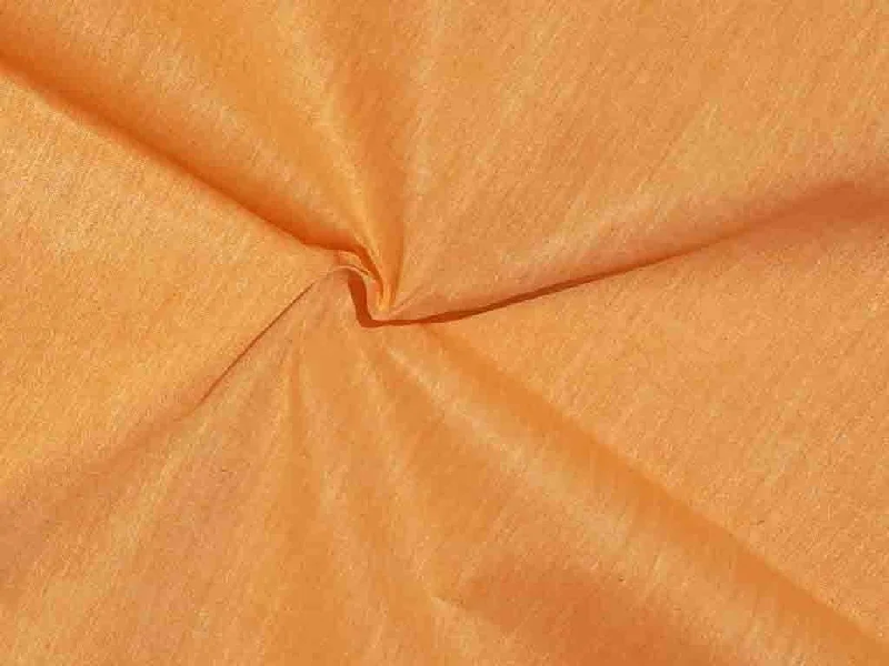 Saffron Orange Plain Cotton Fabric