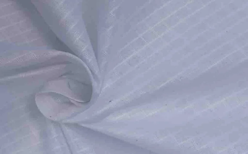 White Plain Handloom Cotton Fabric