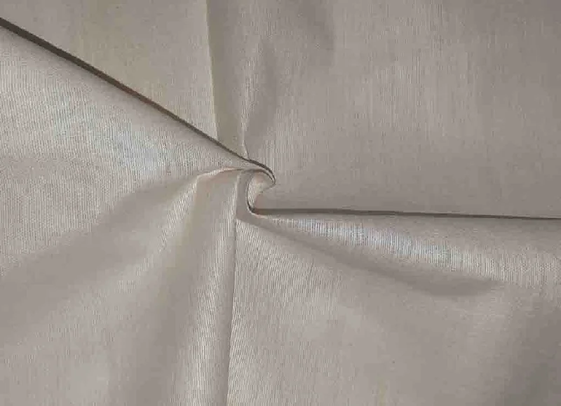 White Plain Handloom Matka Blend Cotton Fabric