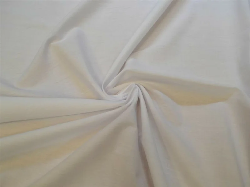 White Plain Soft Cotton Rayon Fabric