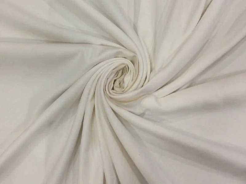 White Plain Suede Fabric