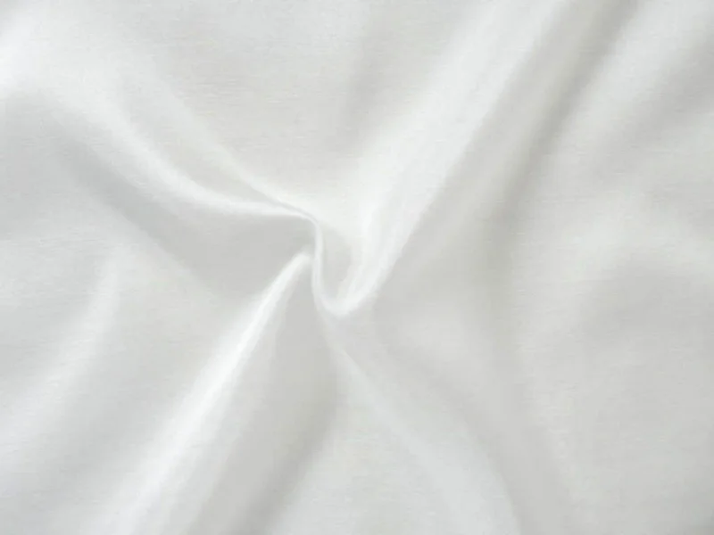 White Pure Dyeable Tabby Silk Fabric- 18 grams