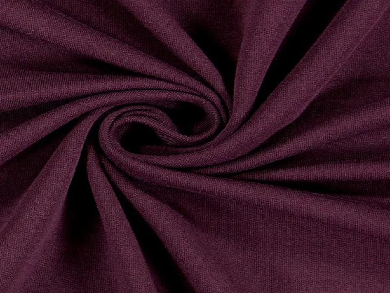 Wine Red Modal Cotton Fabric