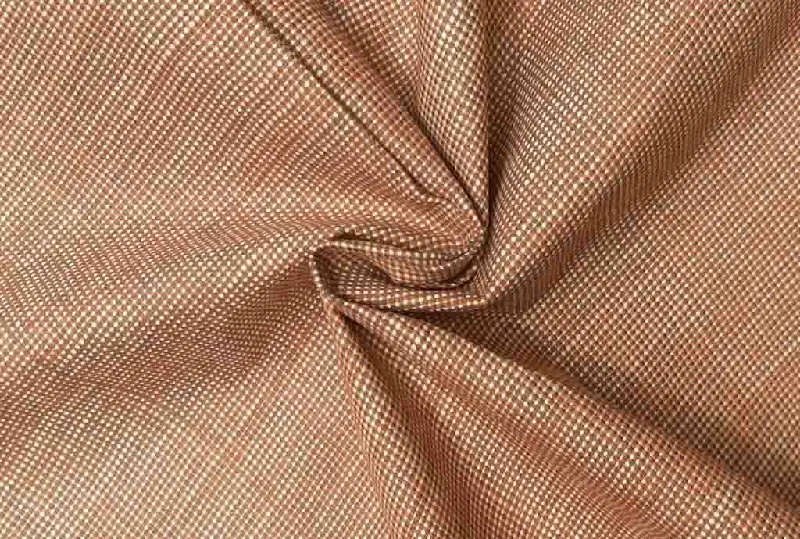 Brown Textured 4 Ply Yarn Dyed WINTER FRIENDLY Cotton Fabric