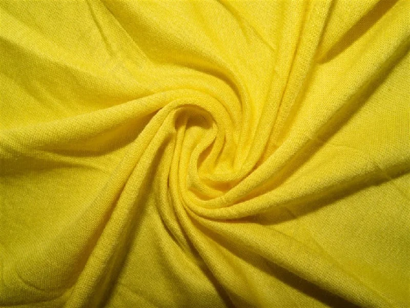 Yellow Modal Cotton Fabric