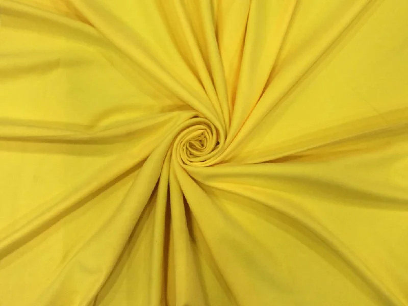 Yellow Plain Suede Fabric