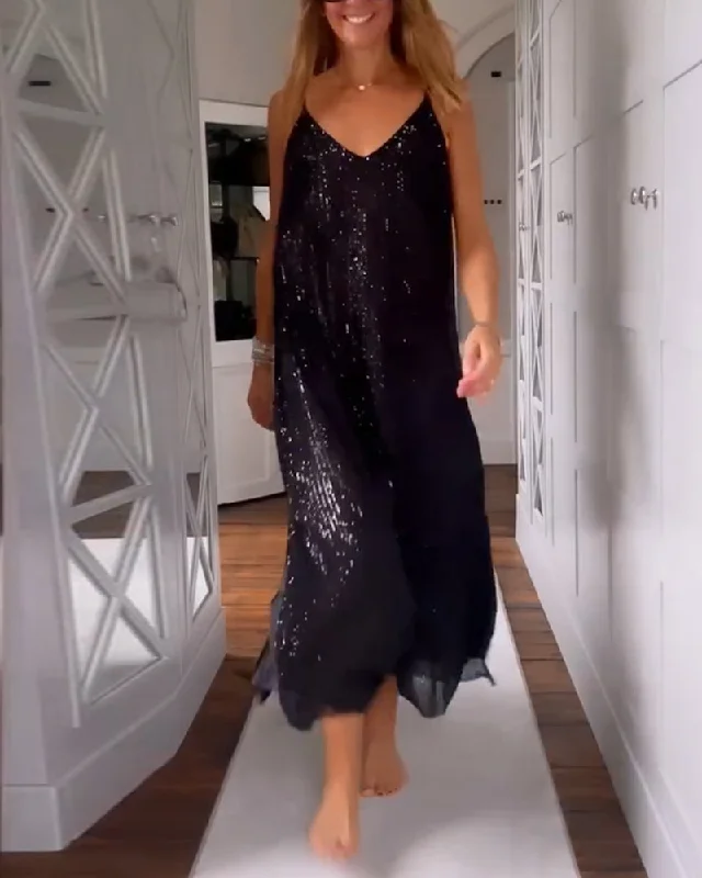 Casual sequin dress